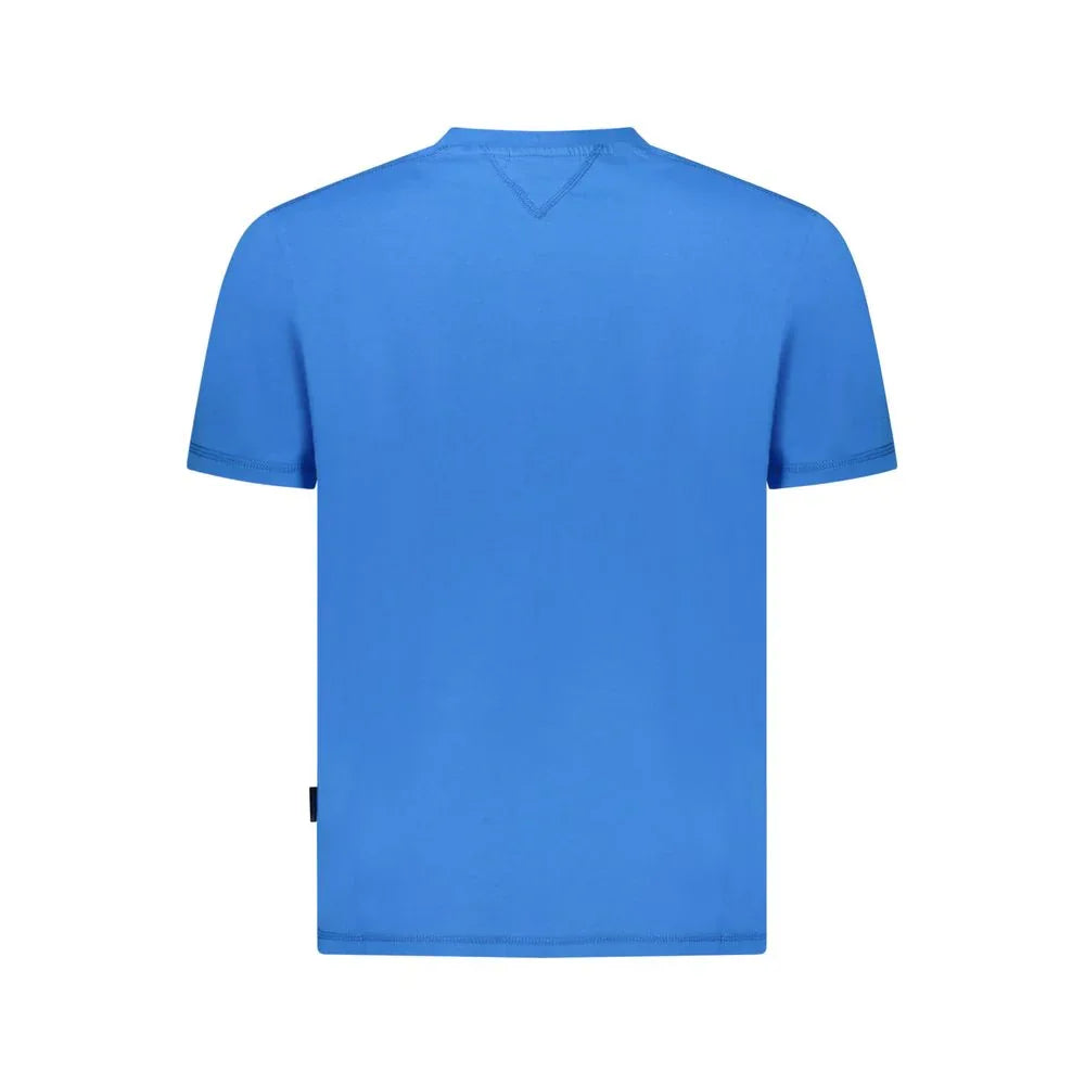 Napapijri Blue Cotton Men T-Shirt - Zeiniez