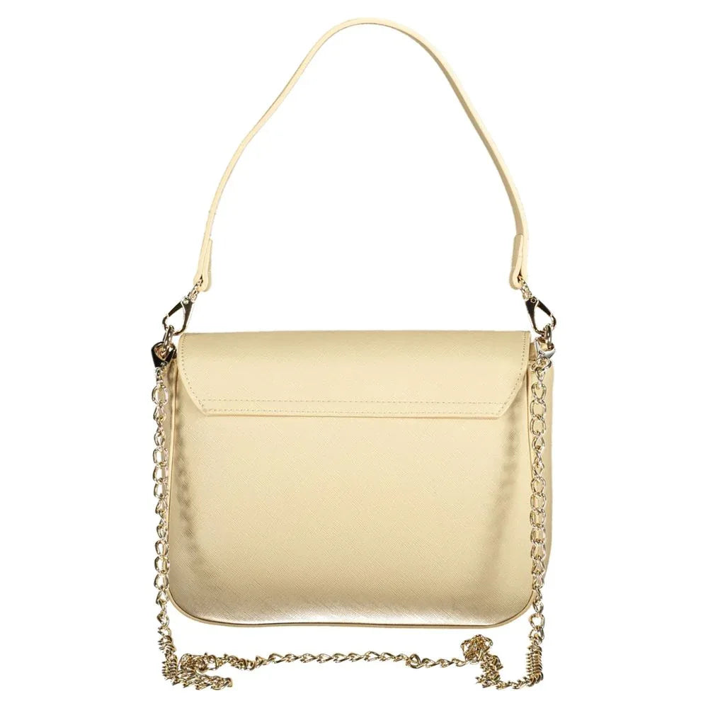 Mario Valentino Beige Polyurethane Women Handbag - Zeiniez