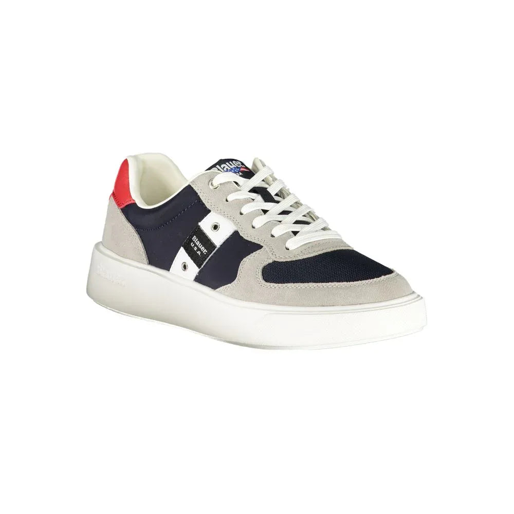 Blauer Blue Polyurethane Men Sneaker - Zeiniez