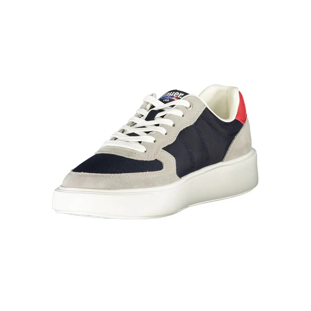 Blauer Blue Polyurethane Men Sneaker - Zeiniez