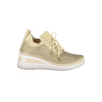 Laura Biagiotti Beige Polyester Women Sneaker - Zeiniez
