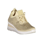 Laura Biagiotti Beige Polyester Women Sneaker - Zeiniez
