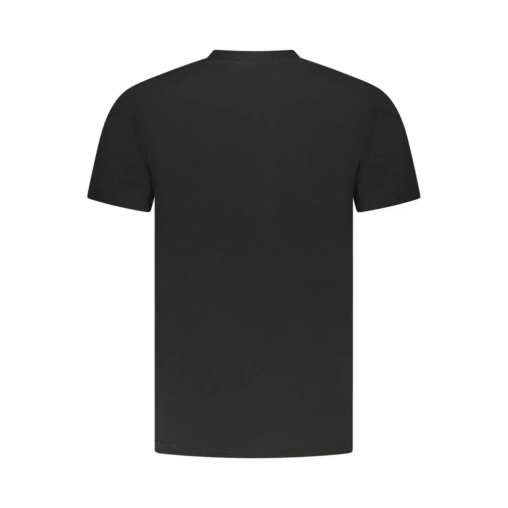 Cavalli Class Black Cotton Men T-Shirt - Zeiniez