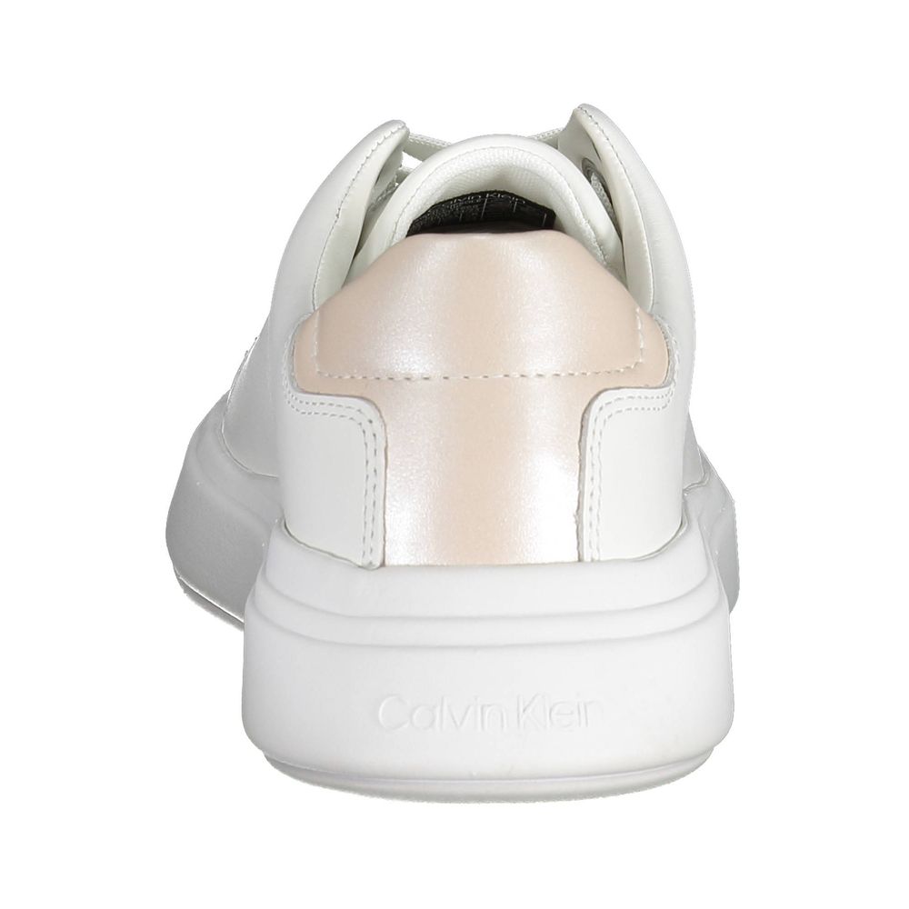 Calvin Klein White Leather Women Sneaker - Zeiniez