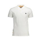 Timberland White Cotton Men Polo Shirt - Zeiniez