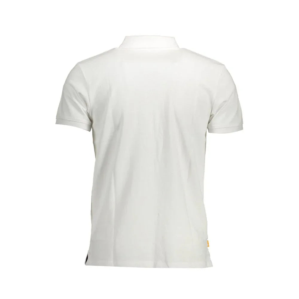 Timberland White Cotton Men Polo Shirt - Zeiniez