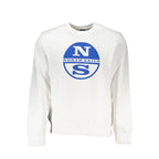 North Sails White Cotton Men's Sweatshirt - Zeiniez