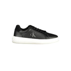 Calvin Klein Black Polyurethane Men Sneaker - Zeiniez
