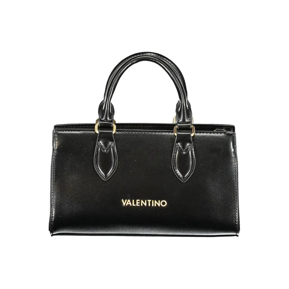 Mario Valentino Black Polyurethane Women Handbag