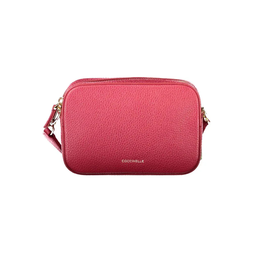 Coccinelle Rosso Leather Women Handbag - Zeiniez