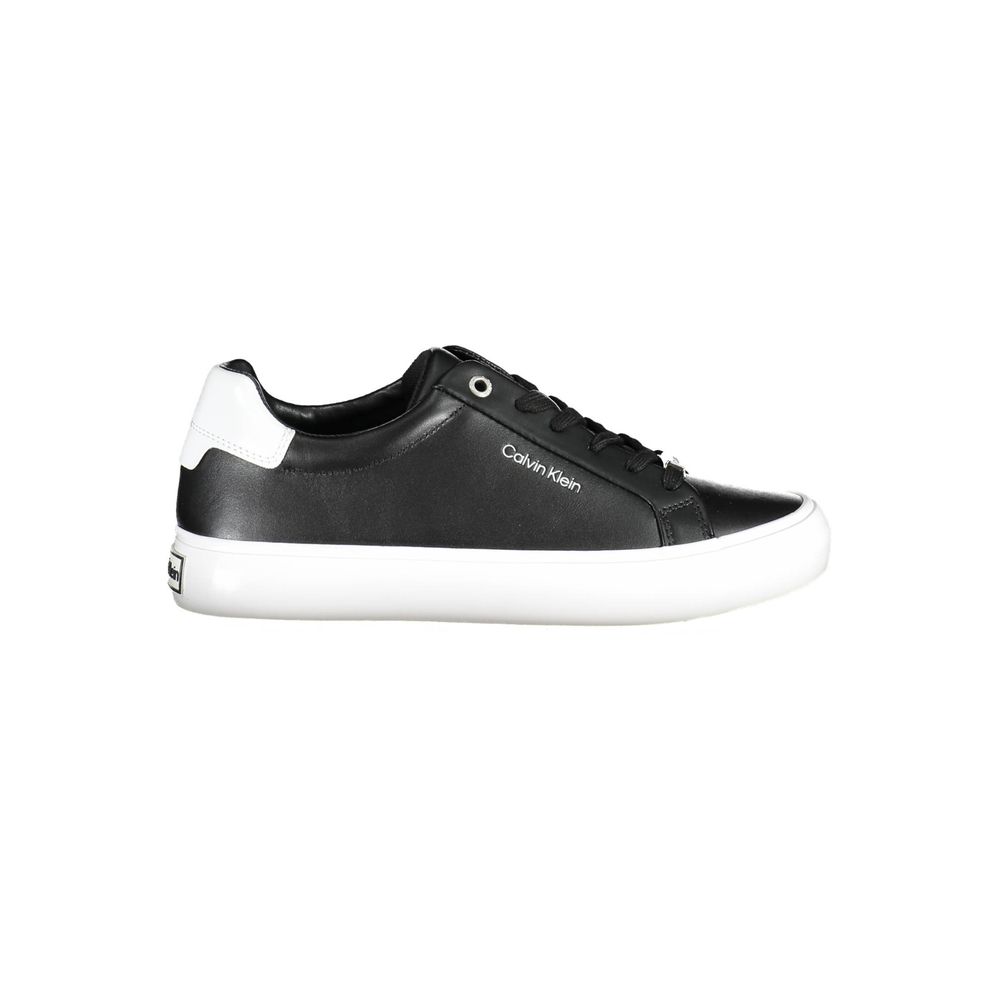 Calvin Klein Black Leather Women Sneaker - Zeiniez