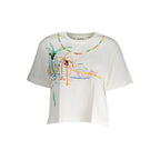 Desigual White Cotton Women T-Shirt - Zeiniez