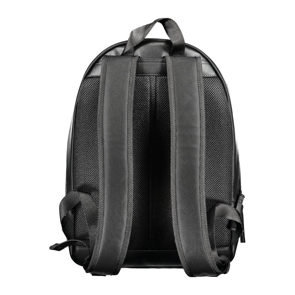 Tommy Hilfiger Black Polyurethane Men's Backpack - Zeiniez