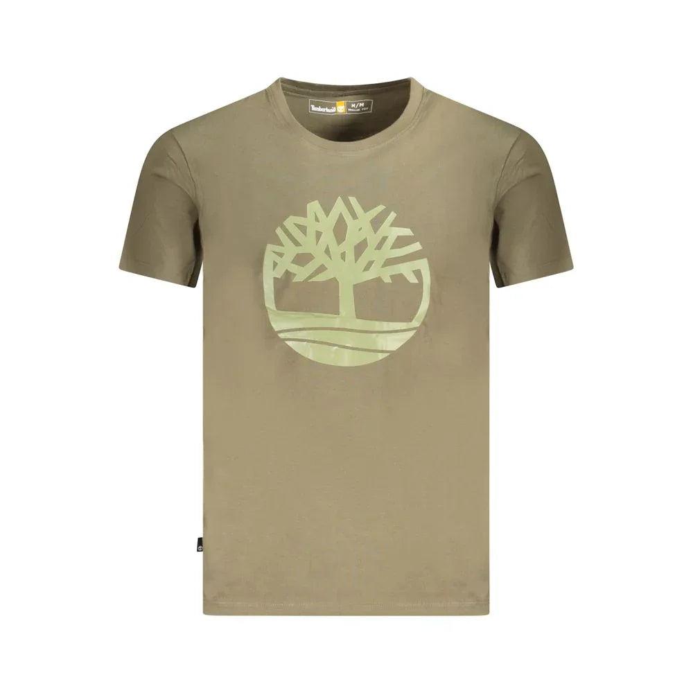 Timberland Verde Cotton Men T-Shirt - Zeiniez