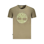 Timberland Verde Cotton Men T-Shirt - Zeiniez