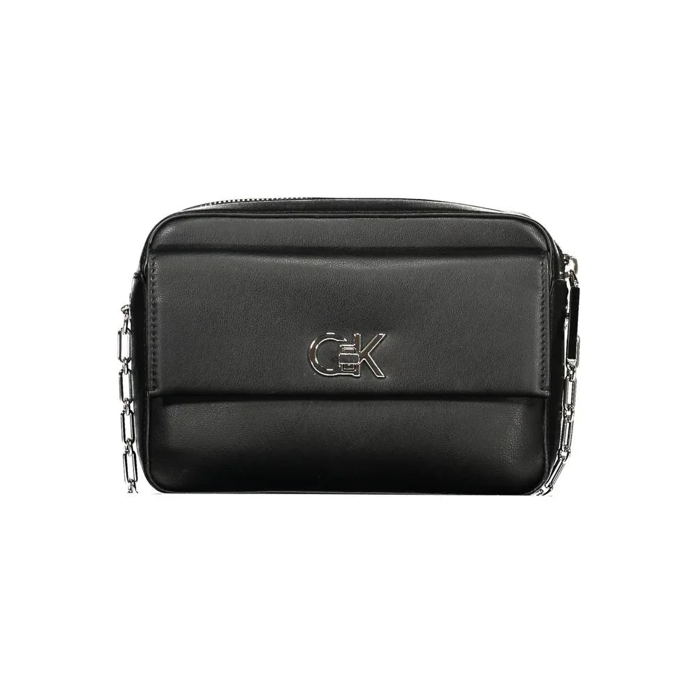 Calvin Klein Black Polyester Women Shoulder Bag - Zeiniez