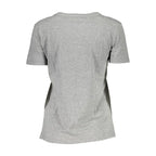 Guess Jeans Gray Cotton Women T-Shirt - Zeiniez