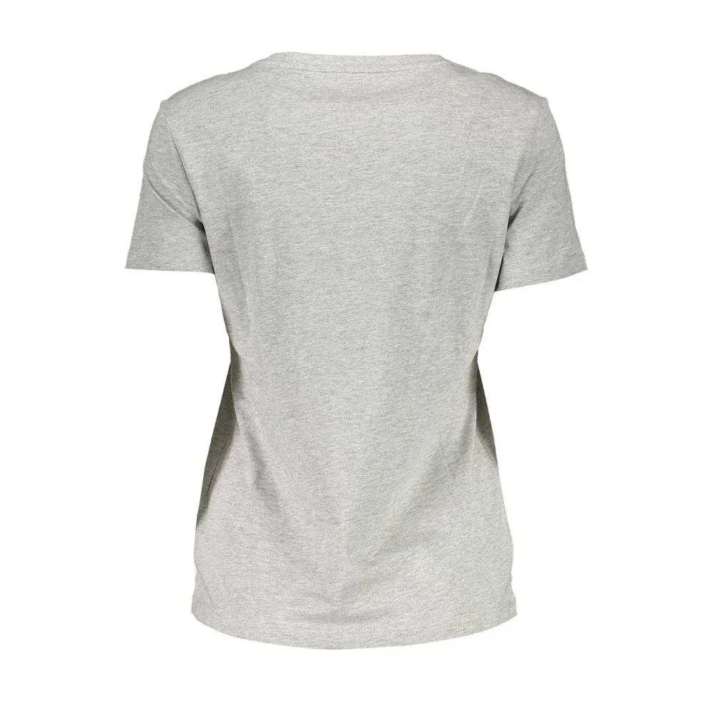Guess Jeans Grigio Organic Cotton Woman T-Shirt - Zeiniez