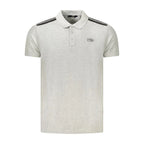 Cavalli Class Grigio Cotton Men's Polo Shirt - Zeiniez