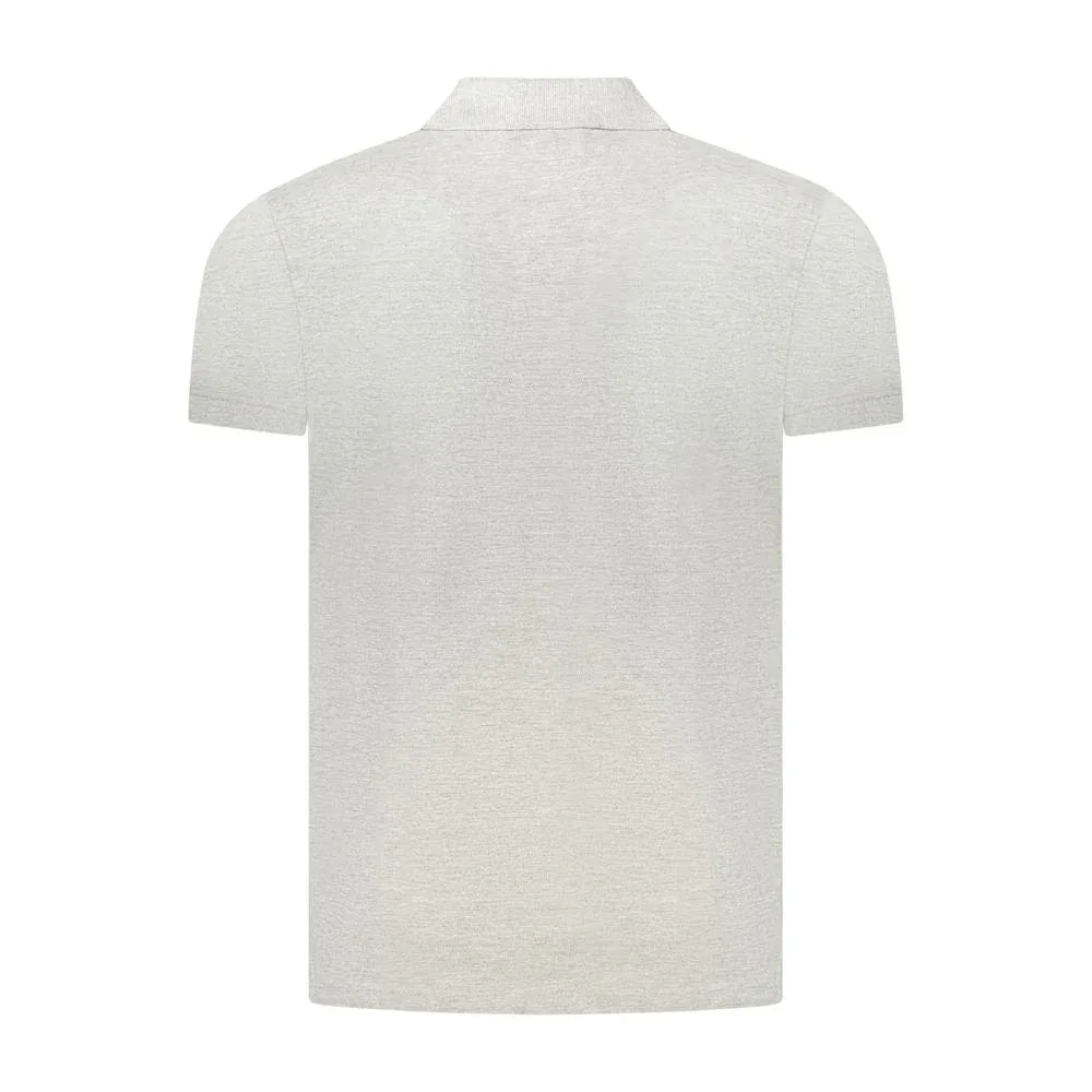 Cavalli Class Grigio Cotton Men's Polo Shirt - Zeiniez