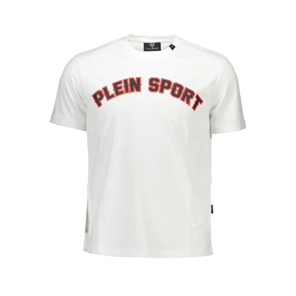 Plein Sport White Cotton Men's T-Shirt - Zeiniez