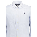 U.S. POLO ASSN. Light Blue Cotton Men Shirt - Zeiniez