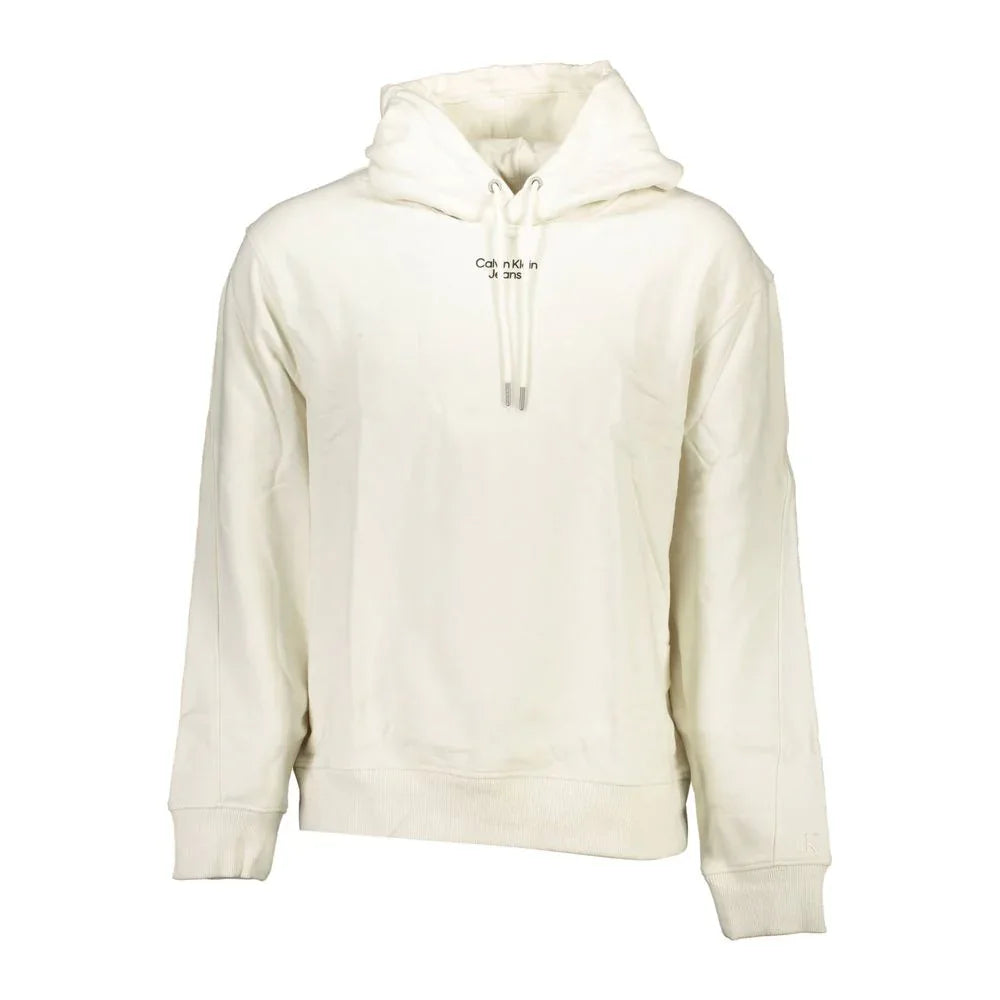 Calvin Klein Bianco Cotton Mens Sweatshirt - Zeiniez