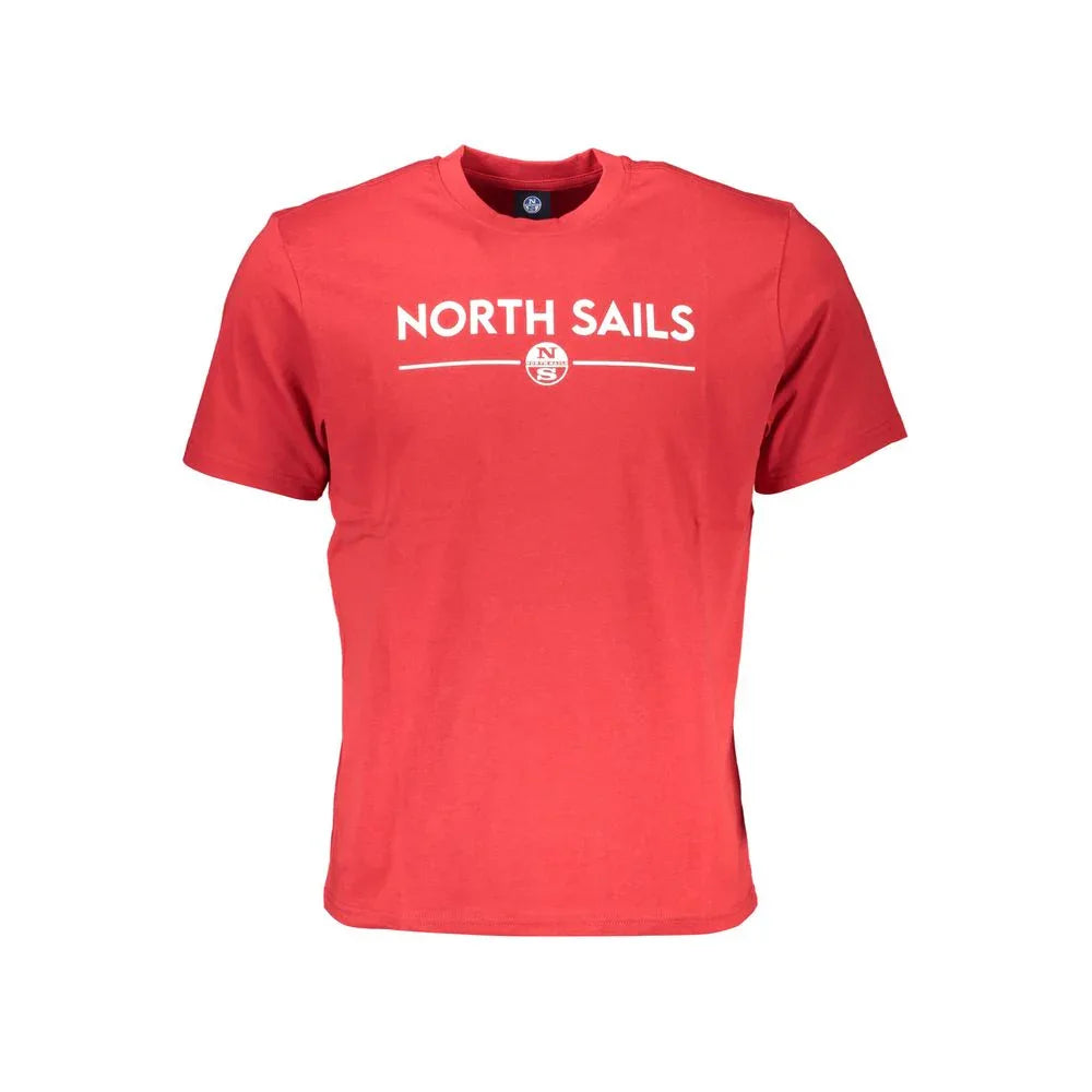 North Sails Rosso Cotton Men T-Shirt - Zeiniez