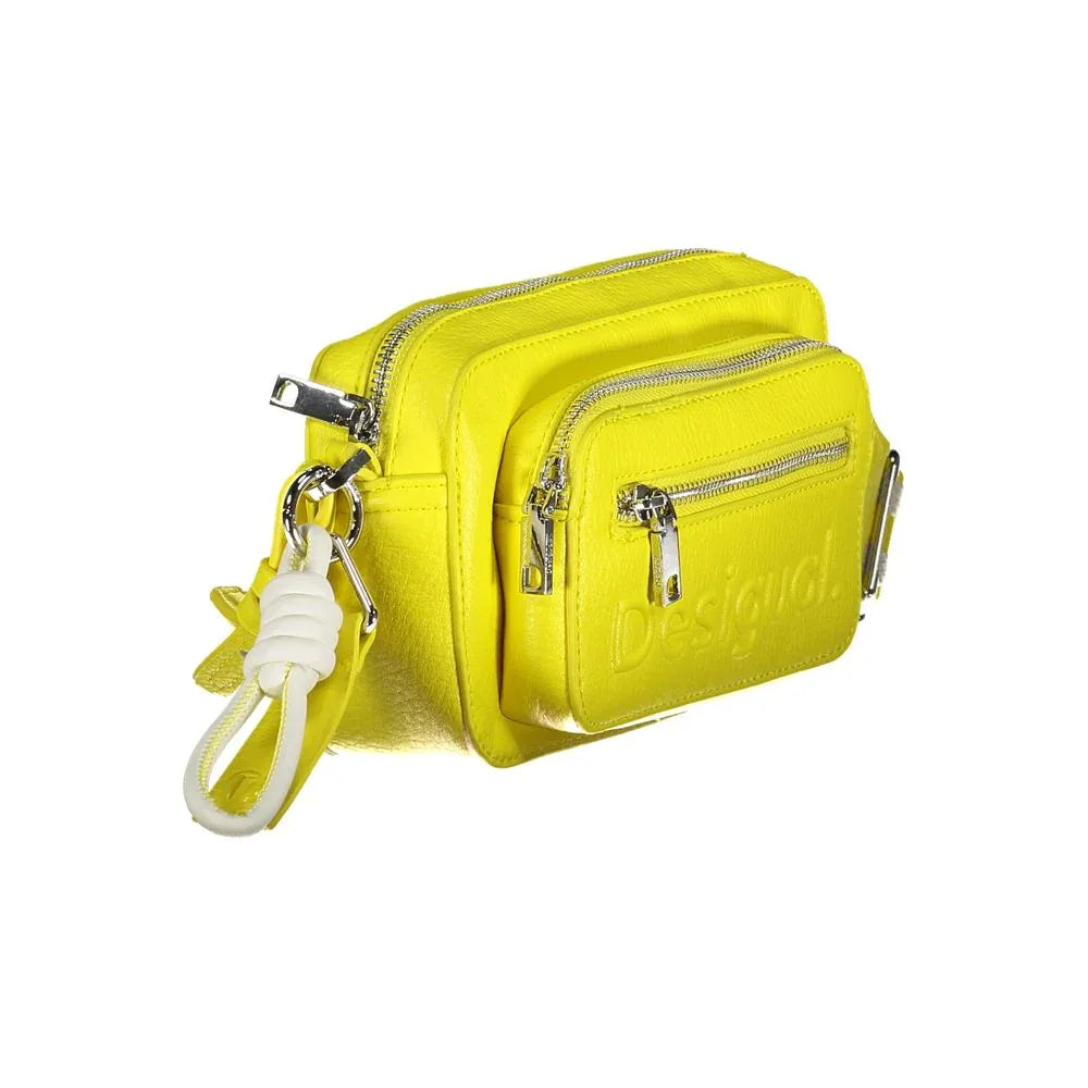 Desigual Giallo Poliuretano Women Handbag - Zeiniez