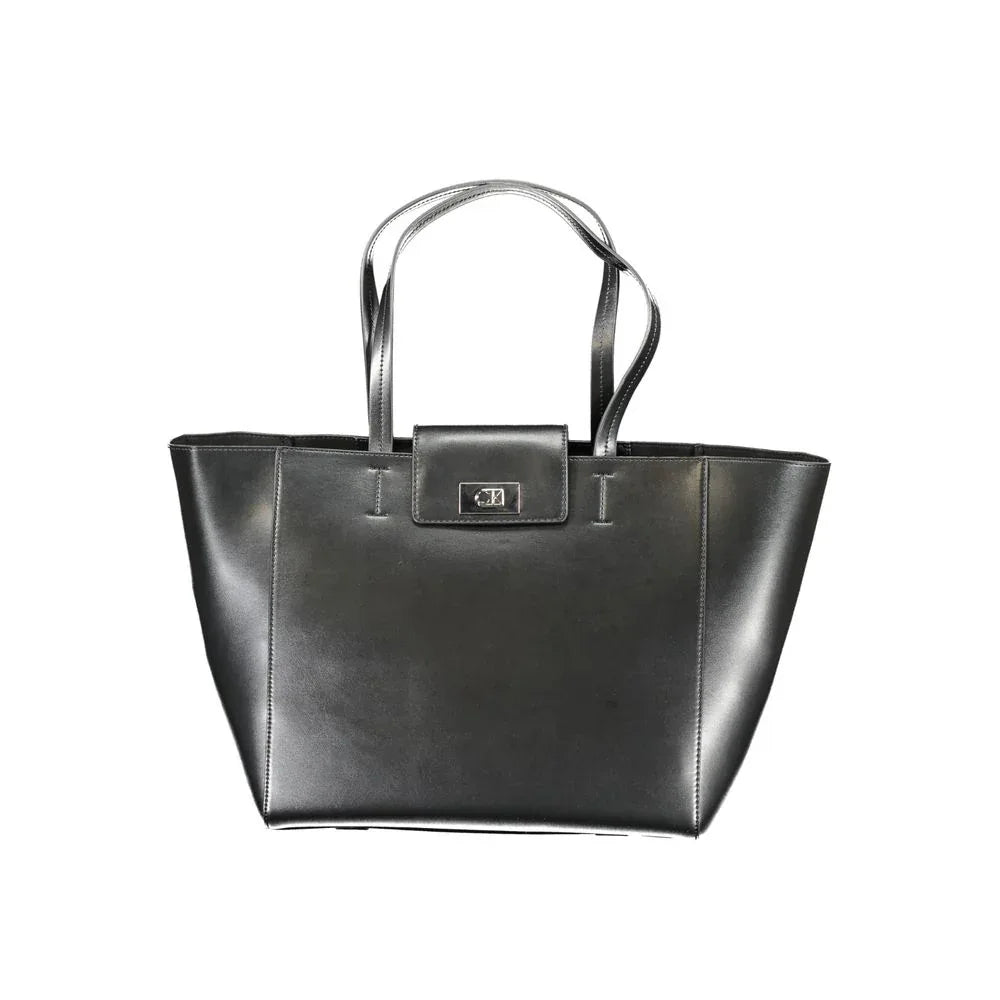 Calvin Klein Black Recycled Polyester Women Handbag - Zeiniez