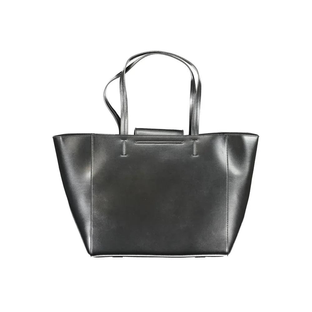 Calvin Klein Black Recycled Polyester Women Handbag - Zeiniez