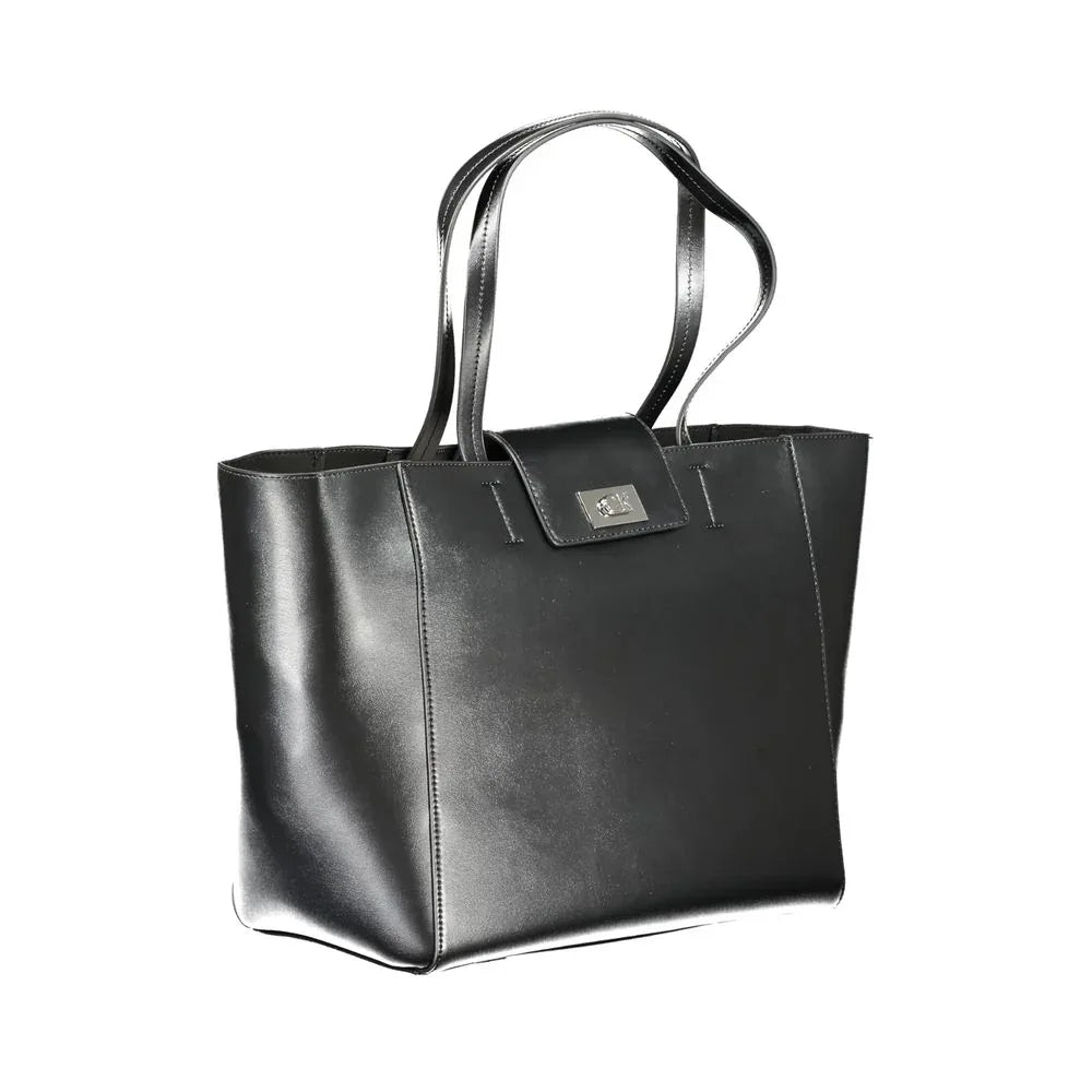 Calvin Klein Black Recycled Polyester Women Handbag - Zeiniez