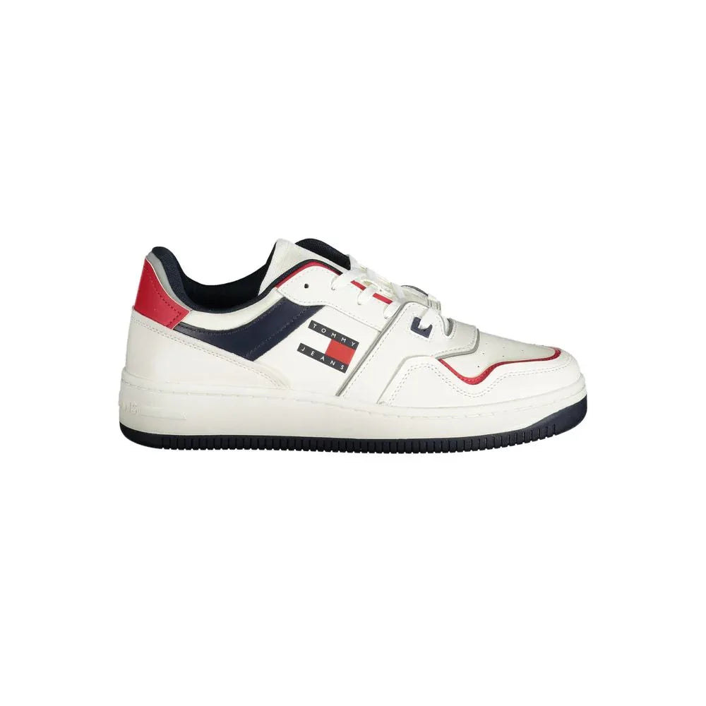 Tommy Hilfiger Bianco Polyurethane Men Sneaker - Zeiniez