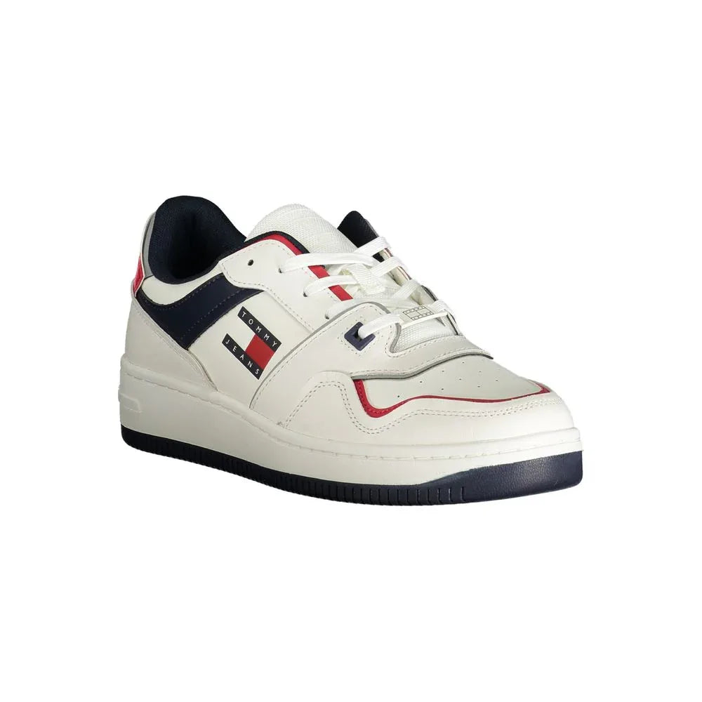 Tommy Hilfiger Bianco Polyurethane Men Sneaker - Zeiniez