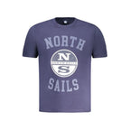 North Sails Blue Cotton Men's T-Shirt - Zeiniez