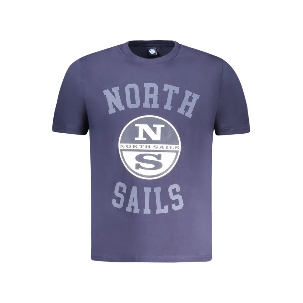 North Sails Blue Cotton Men's T-Shirt - Zeiniez
