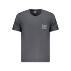Lee Black Cotton Men's T-Shirt