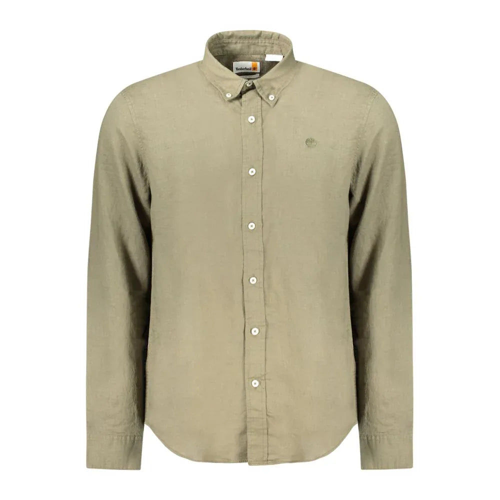 Timberland Verde Linen Men Shirt - Zeiniez