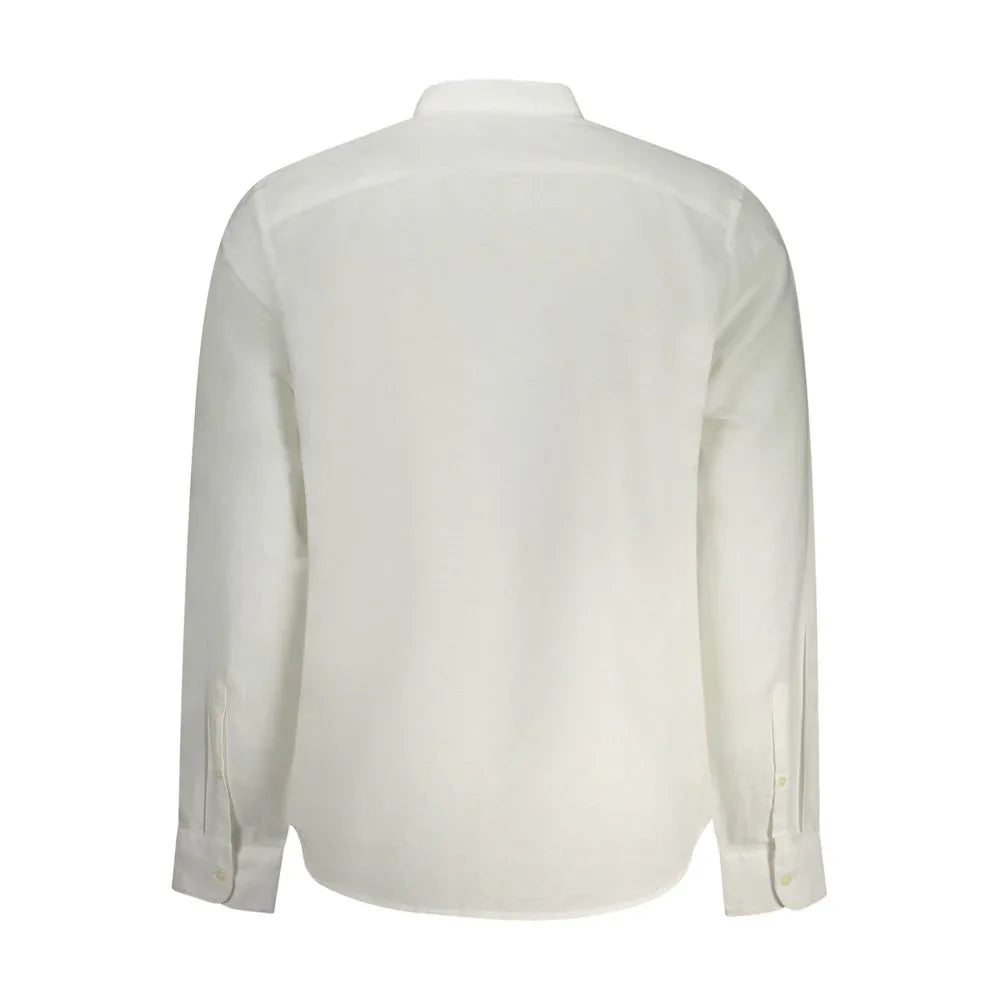 Timberland White Linen Men's Shirt - Zeiniez