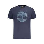 Timberland Blue Cotton Men T-Shirt - Zeiniez
