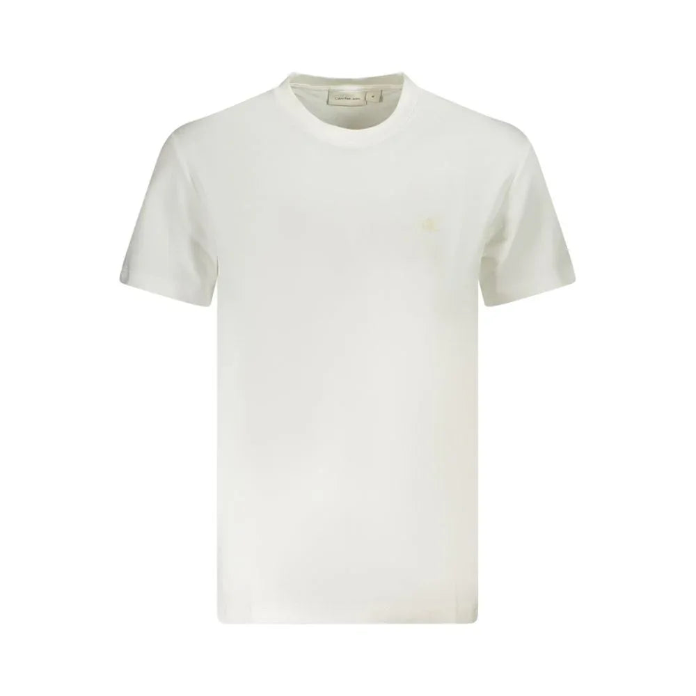 Calvin Klein Bianco Cotton Men T-Shirt - Zeiniez