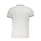 Cavalli Class White Cotton Men Polo Shirt - Zeiniez