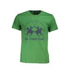 La Martina Verde Cotton Men's T-Shirt - Zeiniez