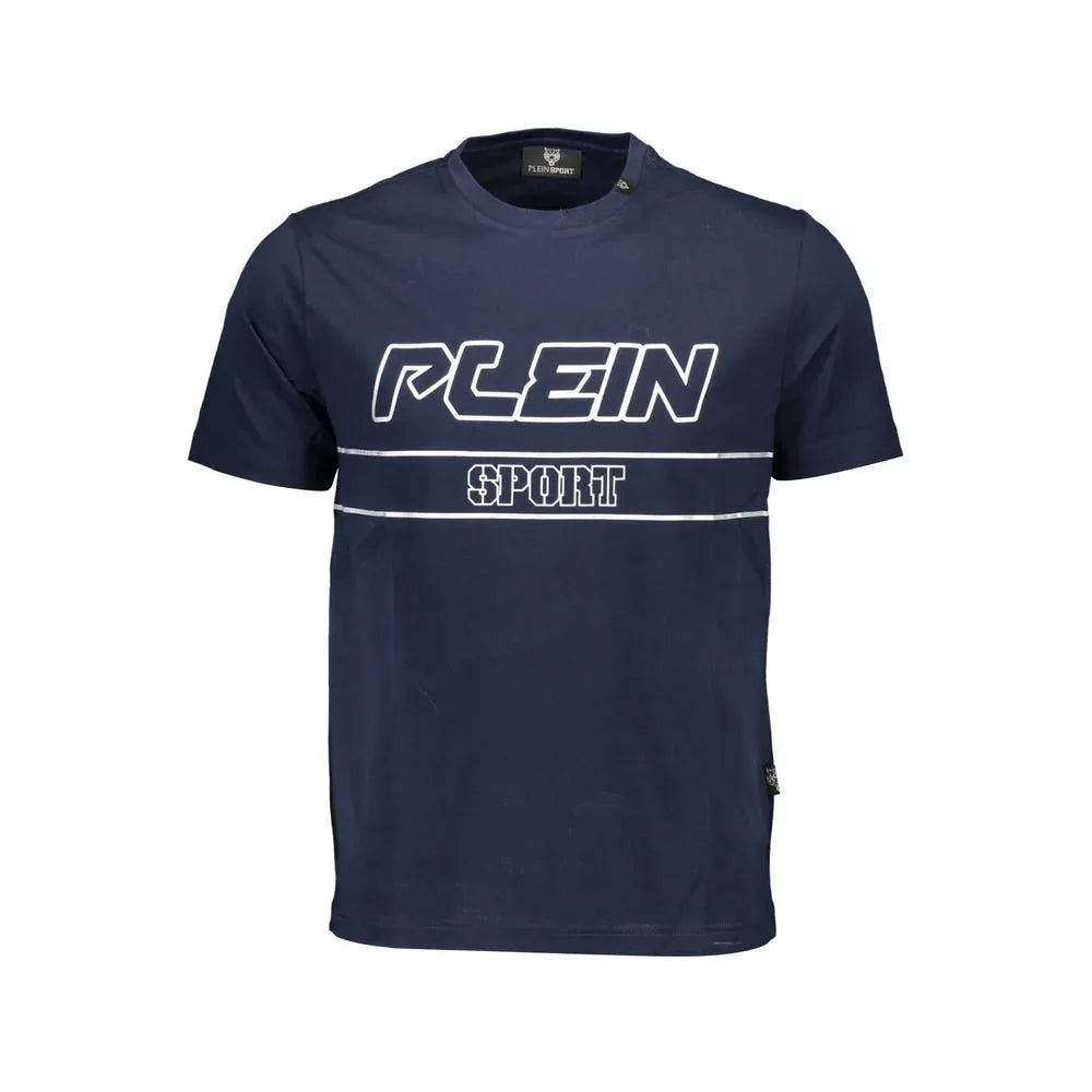 Plein Sport Blue Cotton Men's T-Shirt - Zeiniez