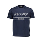 Plein Sport Blue Cotton Men's T-Shirt - Zeiniez