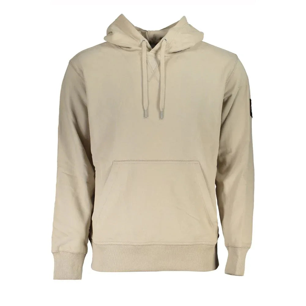 Calvin Klein Beige Cotton Men's Sweatshirt - Zeiniez