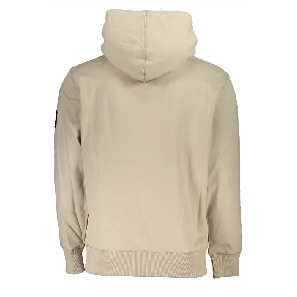 Calvin Klein Beige Cotton Men's Sweatshirt - Zeiniez