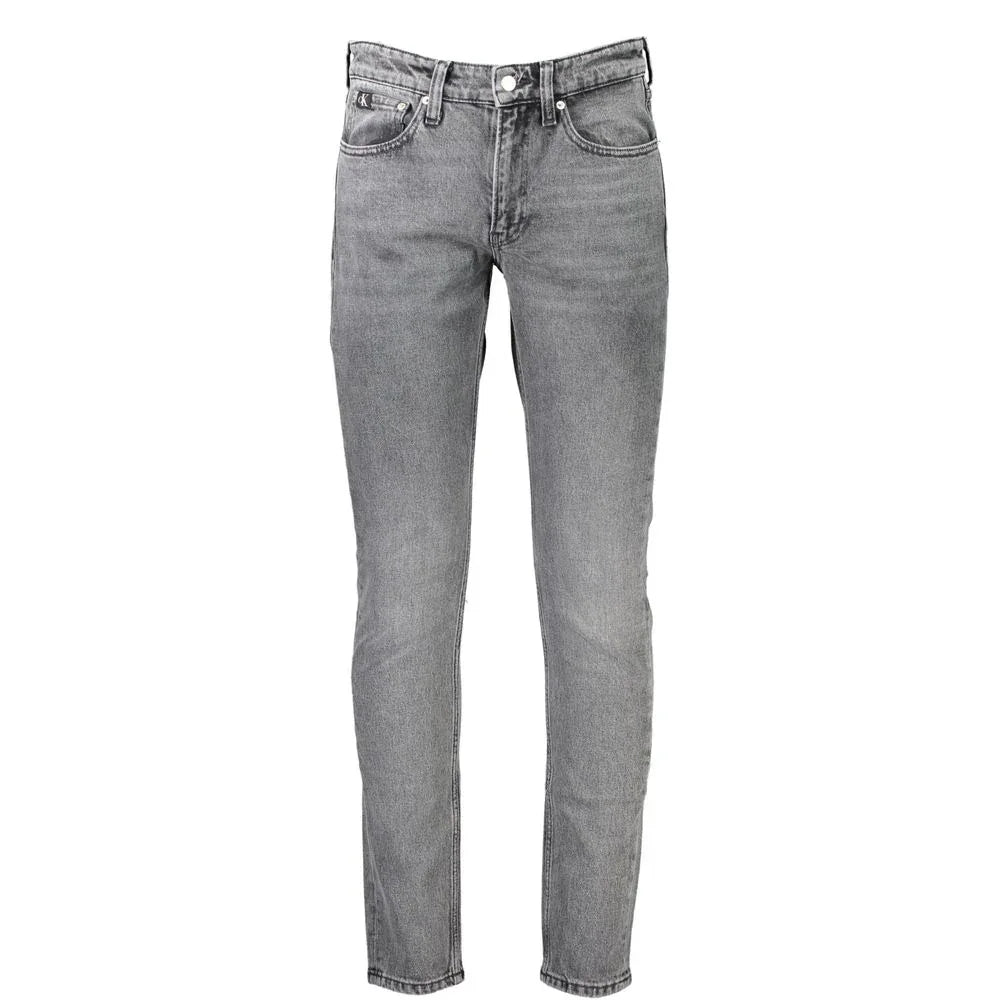 Calvin Klein Grigio Cotton Male Jean - Zeiniez