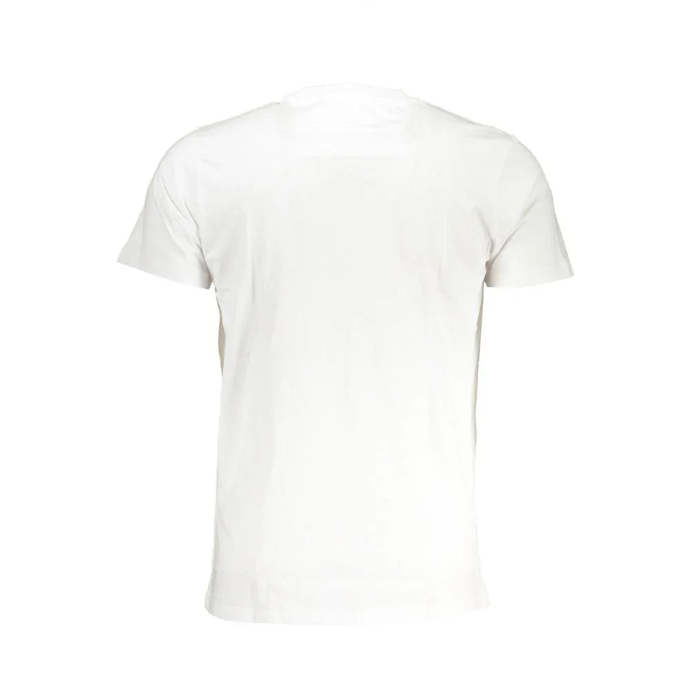 Cavalli Class Bianco Cotton Men T-Shirt - Zeiniez