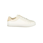 Tommy Hilfiger Beige Polyurethane Women Sneaker - Zeiniez